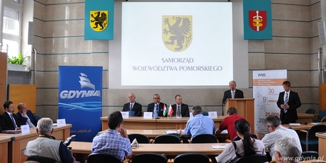 Konferencja prasowa dotyczącą otwarcia jedynego w Polsce centrum usług firmy WNS Holdings Ltd. w Gdyni, fot.: Michał Kowalski