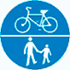 Droga dla rowerzystów i pieszych (poziom)
