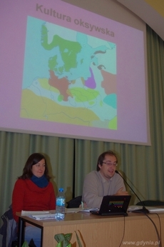 Dzień zabytków Oksywia, od lewej: Anna Perz, Robert Chrzanowski, fot. Tomasz Tarała