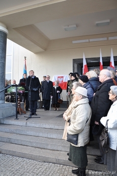 Prezydent Gdyni Wojciech Szczurek podczas uroczystości 73. rocznicy wysiedleń gdynian, fot.: Małgorzata Omachel - Kwidzińska