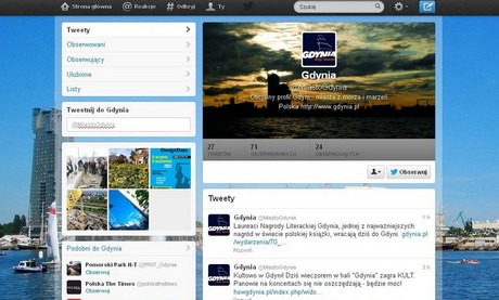 Gdynia na twitterze