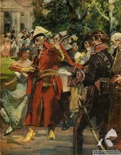 Plakat do Pana Tadeusza w 1928 roku zaprojektował wybitny malarz - Wojciech Kossak.