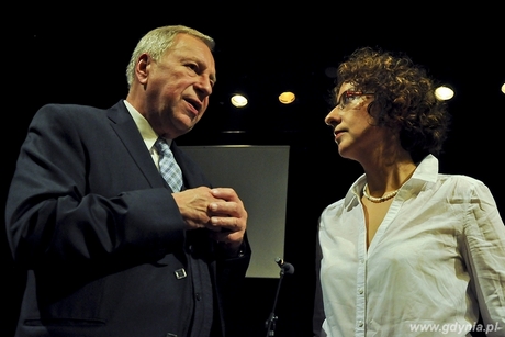 Jerzy Stuhr i Małgorzata Sikorska-Miszczuk, fot. Maciej Czarniak