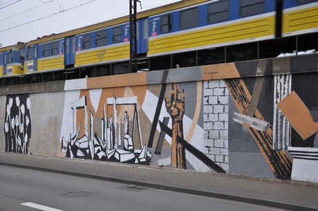W Gdyni powstaje mural poświęcony gdyńskiej apokalipsie Grudnia’70 / fot. Sylwia Szumielewicz-Tobiasz