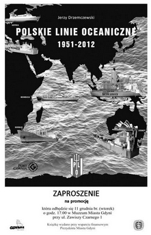 Okładka książki pt. "Polskie Linie Oceaniczne 1951-2012"