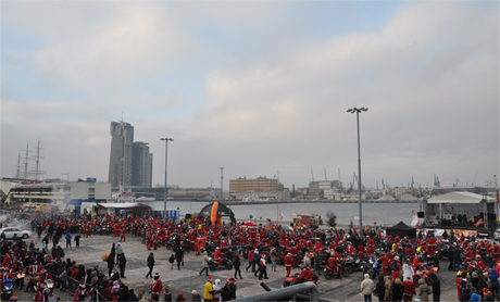 Mikołaje na motocyklach 2012 Fot. Małgorzata Omachel Kwidzińska