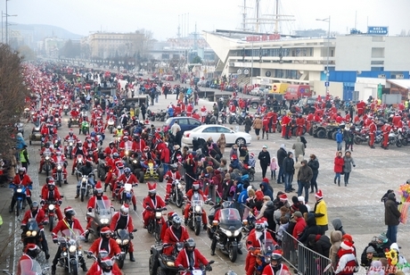 10. Parada Mikołajów na motocyklach, fot. Mateusz Skowronek
