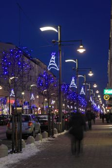 ul. Świętojańska w świątecznej szacie
