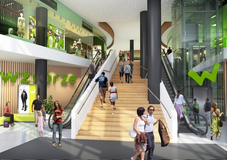 Centrum Handlowe Wzgórze - wizualizacja