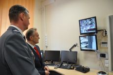 Zwiedzanie nowego komisariatu policji w Gdyni Redłowie
