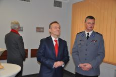 Zwiedzanie nowego komisariatu policji w Gdyni Redłowie