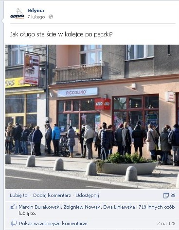 Ponad 20 000 osób polubiło gdyński fanpage na facebooku