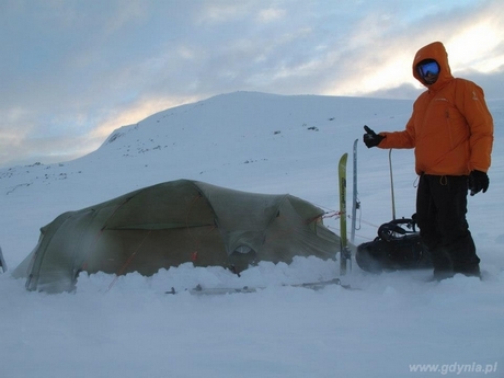 Gdyński podróżnik i eksplorator Rafał Król na ekspedycji Hardangervidda
