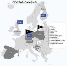 CIVITAS DYN@MO mapka