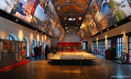 Wnętrze infoboxu w Hamburgu, fot. Krzysztof Romański
