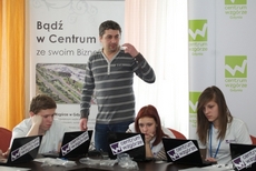 Sylwia Gruchała spotkała się z gdyńskimi wolontariuszami, fot. Centrum Handlowe Wzgórze