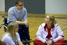Sylwia Gruchała spotkała się z gdyńskimi wolontariuszami, fot. Centrum Handlowe Wzgórze