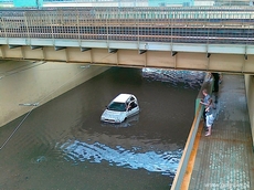 30.06.2012 r. - Gdynia po oberwaniu chmury Fot. Stowarzyszenie Instytutu Informacji Publicznej