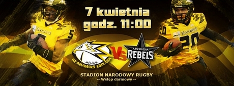 Mecz Seahawks Gdynia - AZS Silesia Rebels