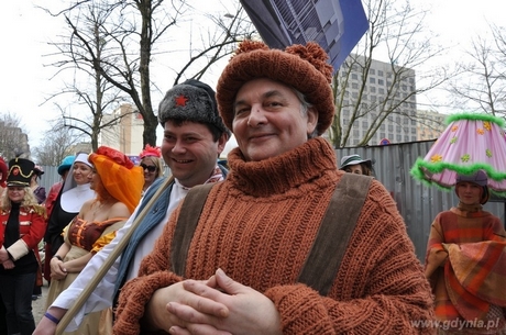 Uroczystość zawieszenia wiechy na Teatrze Muzycznym w Gdyni, fot. Dorota Nelke