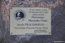 Uroczyste wmurowanie kamienia węgielnego pod pomnik Marszałka Józefa Piłsudskiego, fot. Michał Kowalski