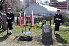 Uroczyste wmurowanie kamienia węgielnego pod pomnik Marszałka Józefa Piłsudskiego, fot. Michał Kowalski