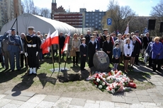 Uroczyste wmurowanie kamienia węgielnego pod pomnik Marszałka Józefa Piłsudskiego, fot. Michał Kowalski