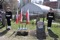 kamień węgielny pod budowę pomnika marszałka Piłsudskiego