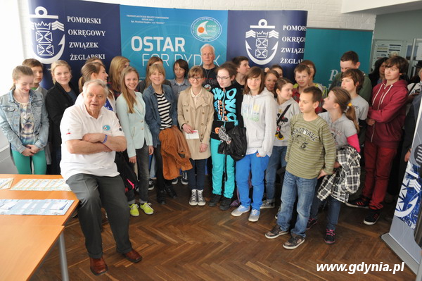 Uczestnicy spotkania z kapitanem Baranowskim, fot. OSTAR for Dydek