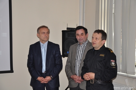Konferencja prasowa w Centrum Powiadamiania Ratunkowego, fot. Michał Kowalski