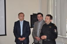 Konferencja prasowa w Miejskim Centrum Powiadamiania Ratunkowego