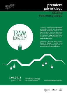 plakat Trawa do Rzeczy