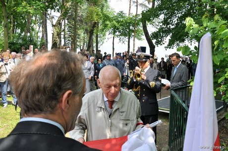 Odsłonięcie przy ul. Prusa tablicy upamiętniającej ofiary terroru stalinowskiego w latach 1945-56 / fot. Dorota Nelke