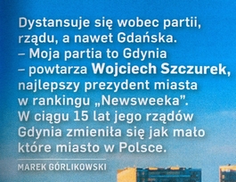 Tygodnik Newsweek o Prezydencie Gdyni