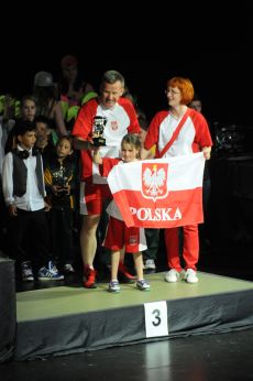 Donatella Krielaart na trzecim stopniu podium