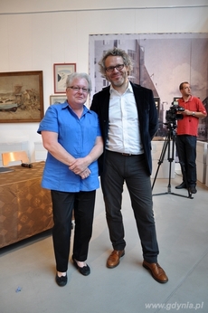 Obecna dyrektor Dagmara Płaza-Opacka i przyszły dyrektor Jacek Friedrich  fot. Krzysztof Romański