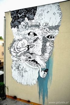 Nowe murale na gdyńskich budynkach, fot. Alka Murat