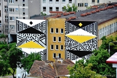 Nowe murale na gdyńskich budynkach, fot. Alka Murat