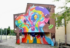 Nowe murale na gdyńskich budynkach, fot. Alka Murat