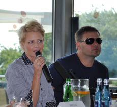 Małgorzata Kożuchowska i Tomasz Karolak