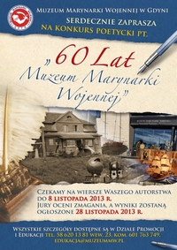 Konkurs poetycki pod hasłem: „60 lat Muzeum Marynarki Wojennej
