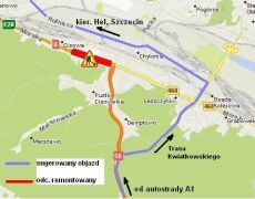 mapka objazd