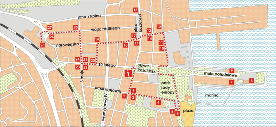 Wakacje z architekturą - mapa