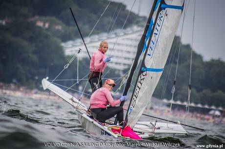 Volvo Gdynia Sailing Days - W klasie 49er FX Mistrzem Świata Juniorów została załoga fińska Norra Ruskola i Camilla Cedercreutz / fot. Marek Wilczek/ Volvo Gdynia Sailing Days