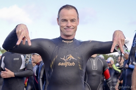 Waldemar Błaszczyk na Herbalife Triathlon Gdynia 2013, fot. Maciej Czarniak