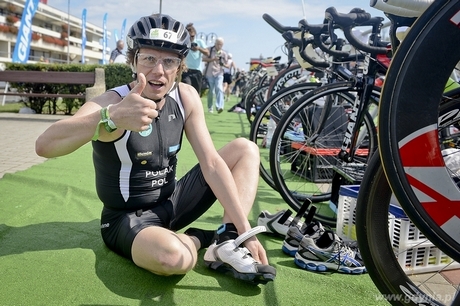 Sydney Polak na Herbalife Triathlon Gdynia 2013, fot. Maciej Czarniak