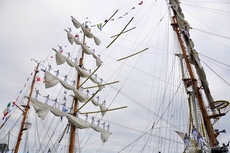 Pożegnanie żaglowca Cuauhtemoc, fot. Dorota Nelke