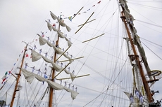 Pożegnanie żaglowca Cuauhtemoc, fot. Dorota Nelke