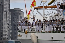 Pożegnanie żaglowca Cuauhtemoc, fot. Dorota Nelke