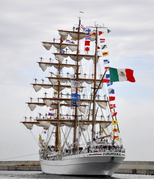 Pożegnanie żaglowca Cuauhtemoc, fot. Dorota Nelke